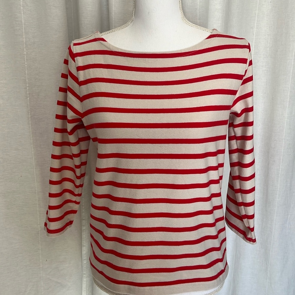 #JCREW 'Marinière (lit. 'striped sweater') iconic French T Shirt #boatneck XS
